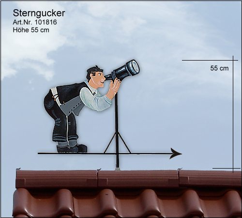 Sterngucker als Dachschmuck