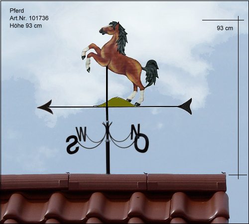 Wetterfahne steigendes Pferd