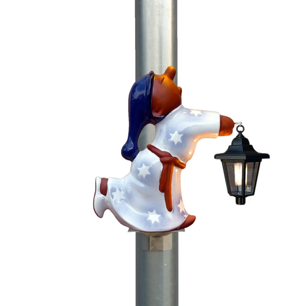 Schlafwandler Rudi mit Laterne