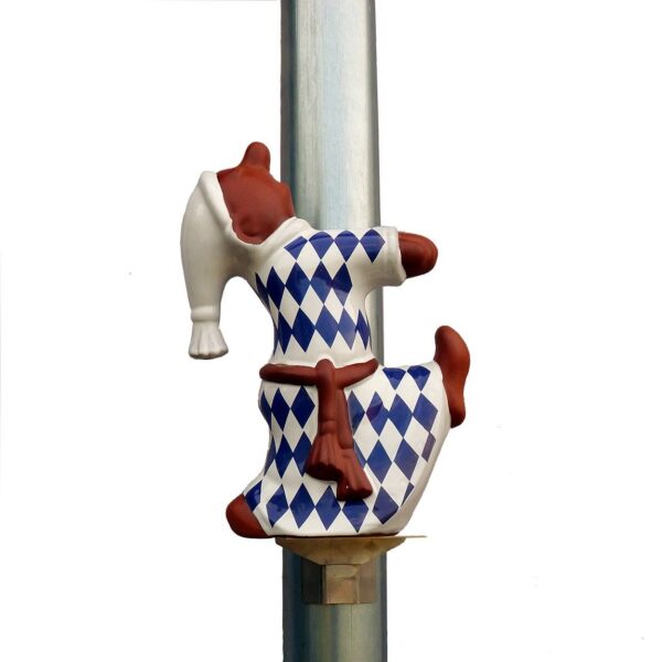 Schlafwandler Heinz mit Raute mit hohem Schritt